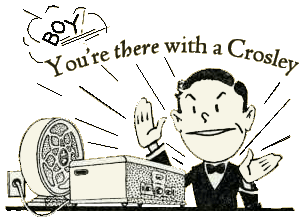 Crosely radio ad vintage